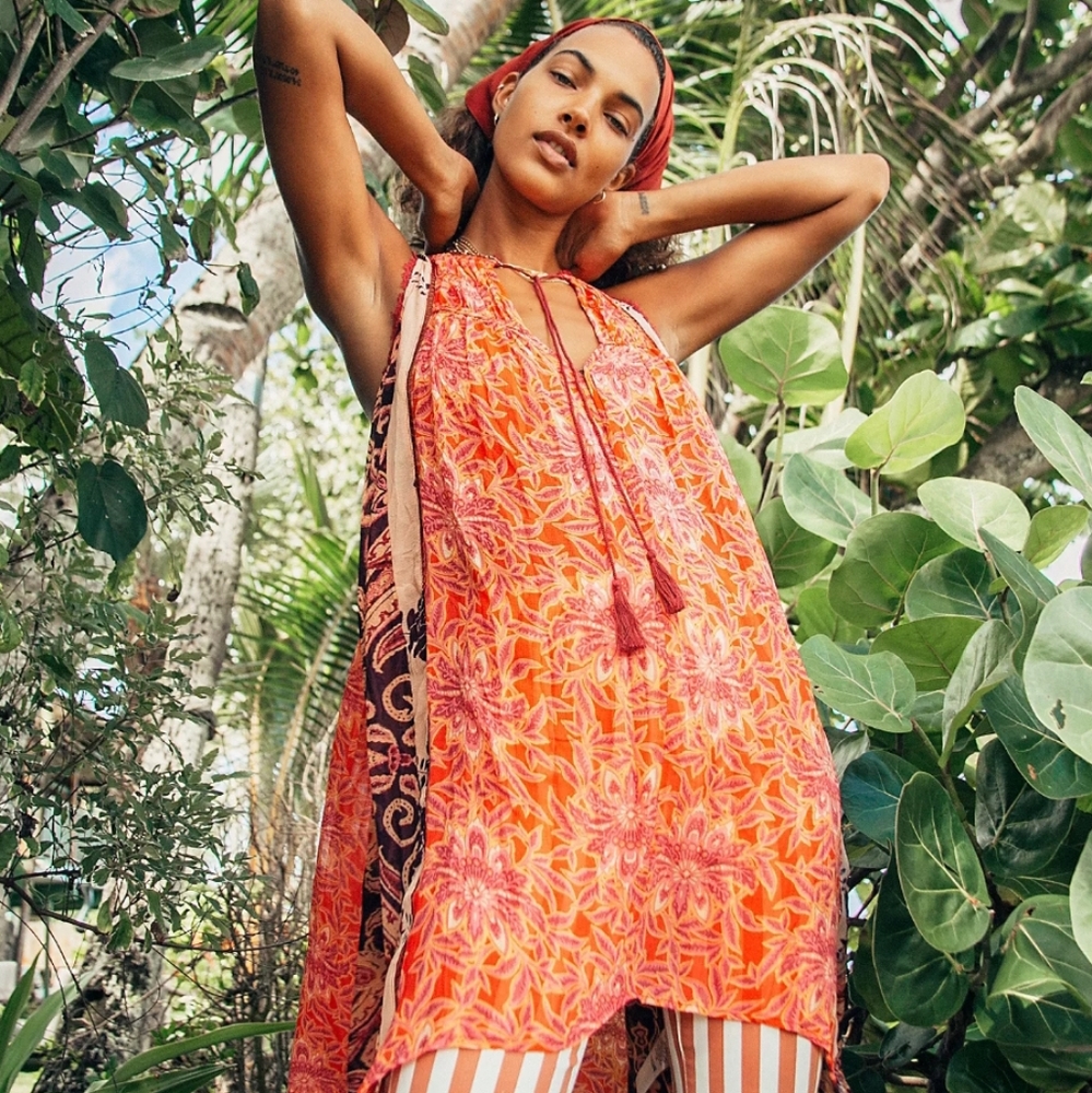 Free People "Feel The Heat Printed Tunic"